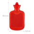 Kruik / warmwaterkruik / bedkruik / rubber / 1 liter / rood